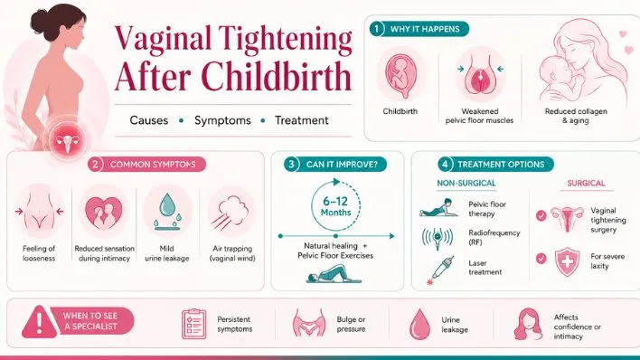 Vaginal Tightening After Childbirth infographic